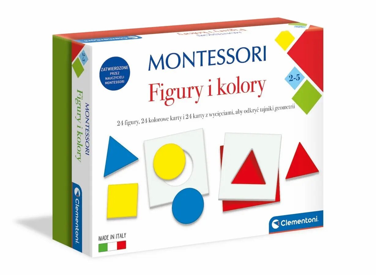 Montessori figūros ir spalvos Clementoni kaina ir informacija | Stalo žaidimai, galvosūkiai | pigu.lt