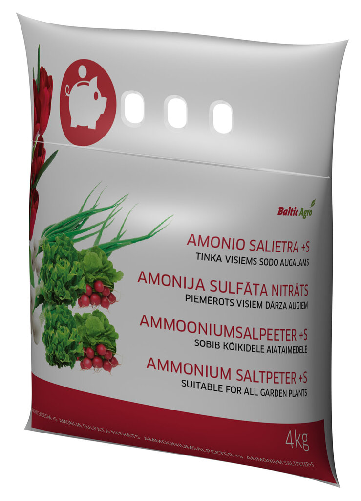 Baltic Agro Amonio sulfo salietra, 4 kg kaina ir informacija | Birios trąšos | pigu.lt