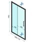 Dušo durys REA Rapid Slide Chrome, 100,110,120,130,140,150 cm kaina ir informacija | Dušo durys ir sienelės | pigu.lt