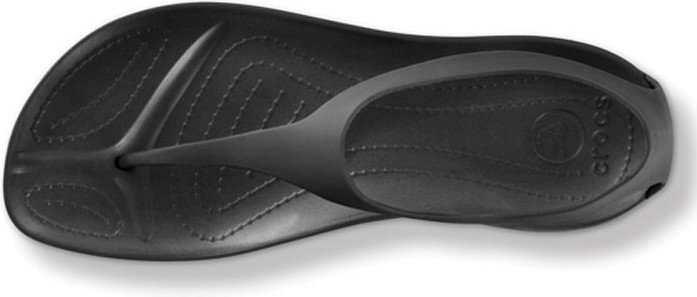Crocs™ moteriškos basutės Sexi Flip, juodos цена и информация | Basutės moterims | pigu.lt