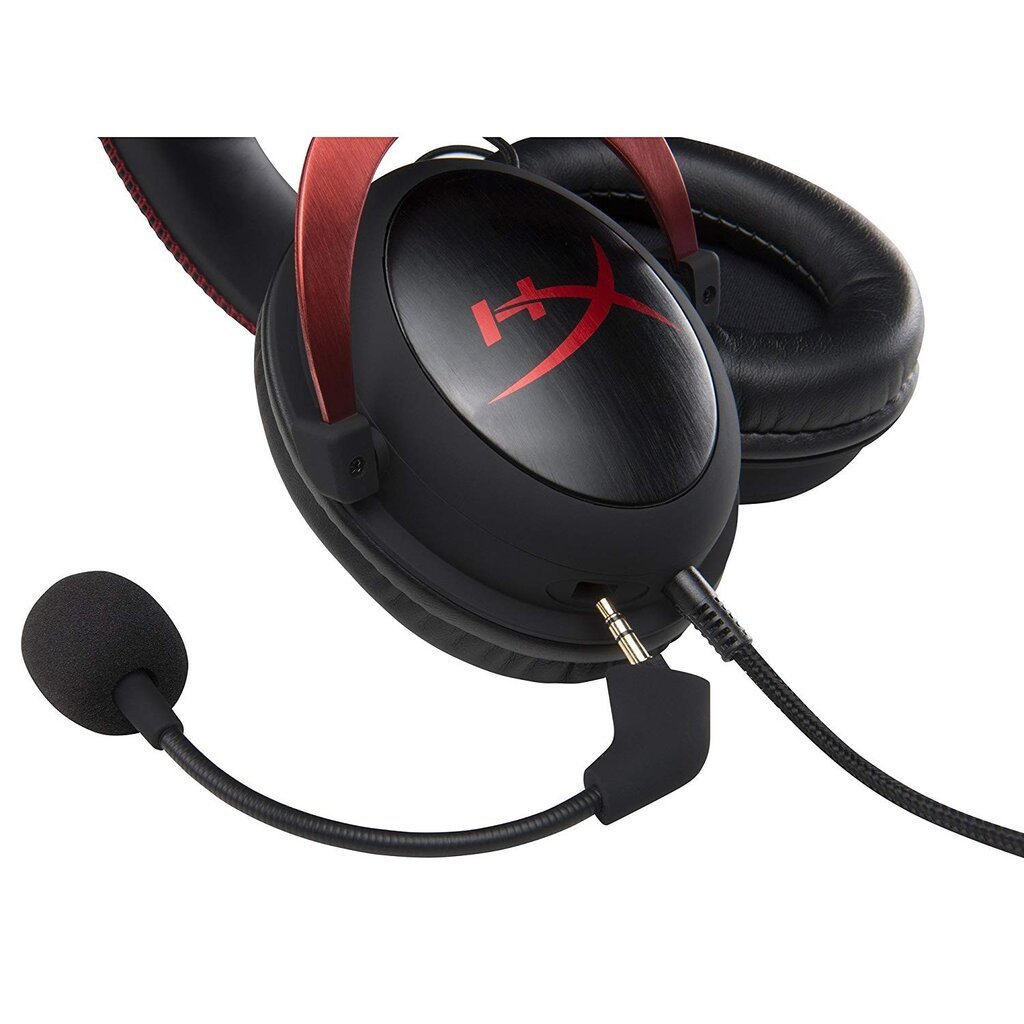 Laidinės ausinės HyperX Cloud II Red 7.1 kaina