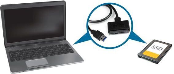 StarTech USB3S2SAT3CB, USB kaina ir informacija | Kabeliai ir laidai | pigu.lt