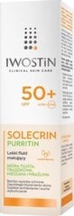 Matinis veido pagrindas Iwostin Solecrin Purritin Light SPF50, 40 ml kaina ir informacija | Makiažo pagrindai, pudros | pigu.lt