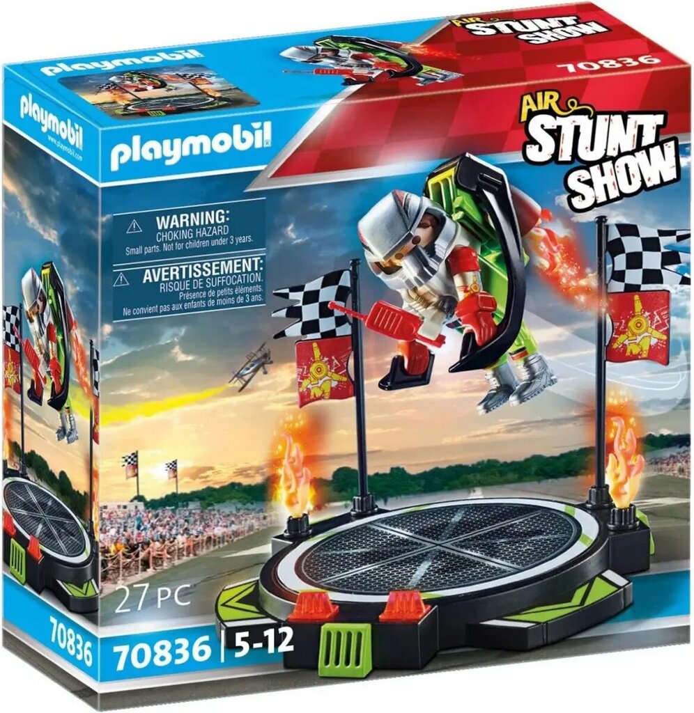 Kaskadininkų šou figūrų rinkinys Playmobil Air Stunt Show 70836, 27 d. kaina ir informacija | Konstruktoriai ir kaladėlės | pigu.lt