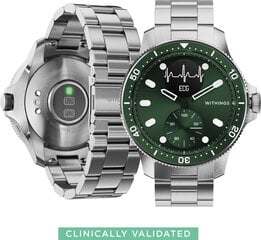 Withings Scanwatch Horizon, Silver/Green kaina ir informacija | Išmanieji laikrodžiai (smartwatch) | pigu.lt