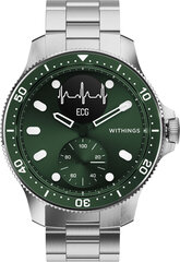 Withings Scanwatch Horizon, Silver/Green цена и информация | Смарт-часы (smartwatch) | pigu.lt