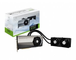 MSI GeForce RTX 4090 Suprim Liquid X 24G (V510-007R) kaina ir informacija | Vaizdo plokštės (GPU) | pigu.lt