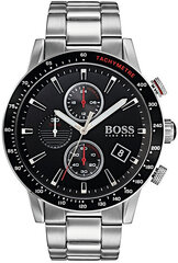 Hugo Boss Черный Рафаль 1513509 цена и информация | Мужские часы | pigu.lt