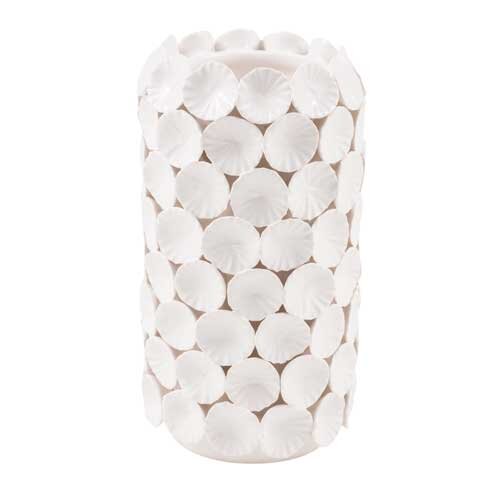 Keramikinė vaza White Gus kaina ir informacija | Vazos | pigu.lt