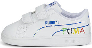 Детские кеды Puma Smash v2 Home School White 386201 02 386201 02/9K цена и информация | Детская спортивная обувь | pigu.lt