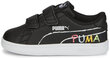 Laisvalaikio batai vaikams Puma Smash v2 Home School Black 386201 01 kaina ir informacija | Sportiniai batai vaikams | pigu.lt