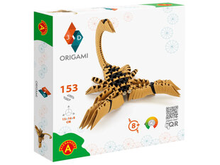 Творческий набор Александр 3D Оригами Скорпион цена и информация | Развивающие игрушки | pigu.lt