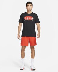 Мужская футболка Nike, DX0969*010, черный/красный цвет, 196151242175 цена и информация | Футболка мужская | pigu.lt