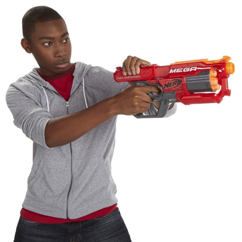 Žaislinis šautuvas Hasbro Nerf Mega Cycloneshock kaina ir informacija | Žaislai berniukams | pigu.lt