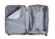 Nedidelis baltas lagaminas Wings BS402S + kelioninė kosmetine kaina ir informacija | Lagaminai, kelioniniai krepšiai | pigu.lt