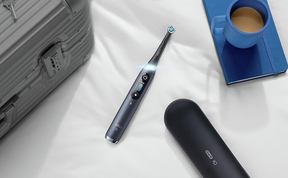 Oral-B iO 7s Black Onyx цена и информация | Elektriniai dantų šepetėliai | pigu.lt