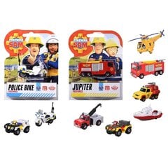 Автомобильный пожарный Сэм 1/64, микс цена и информация | Игрушки для мальчиков | pigu.lt