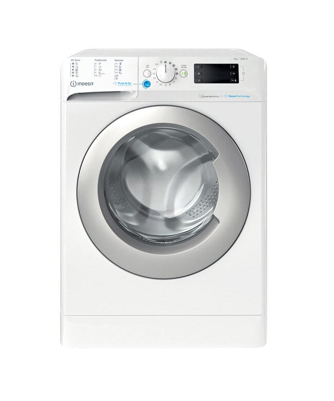 Indesit BWSE71295XWSVEU kaina ir informacija | Skalbimo mašinos | pigu.lt