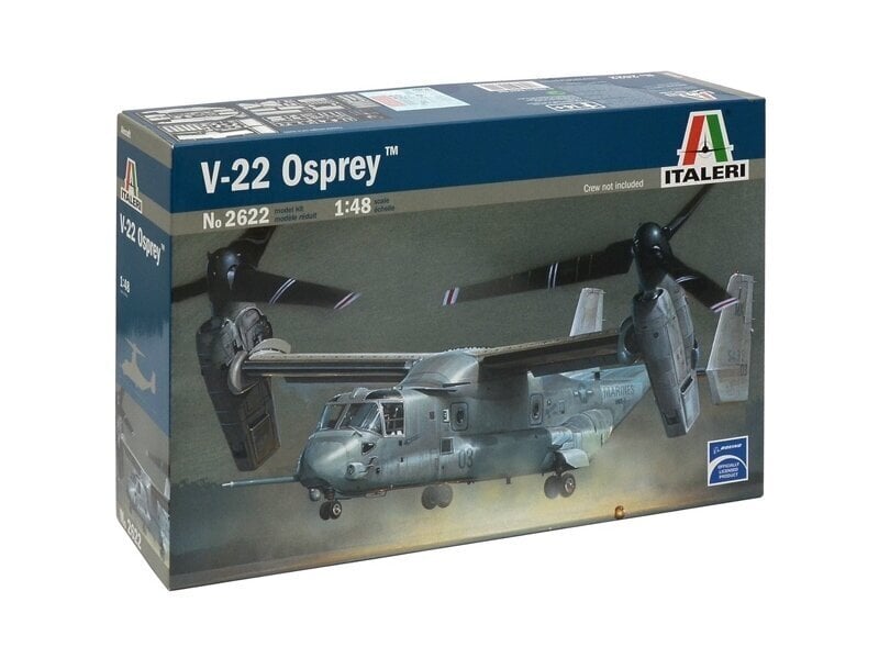 Konstruktorius Italeri - V-22 Osprey, 1/48, 2622 цена и информация | Konstruktoriai ir kaladėlės | pigu.lt