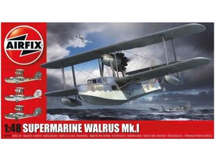 Airfix - Supermarine Walrus Mk.I, 1/48, A09183 цена и информация | Конструкторы и кубики | pigu.lt