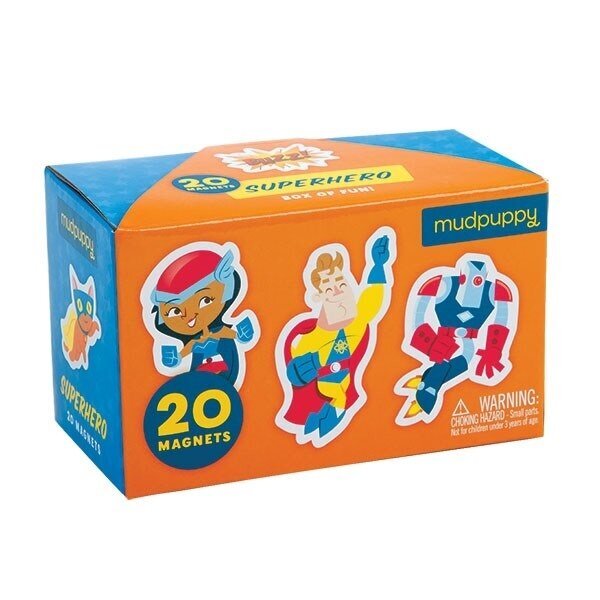 Magnetukai dėžutėje Superherojai, 20 vnt kaina ir informacija | Kitos originalios dovanos | pigu.lt