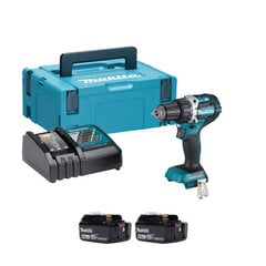 Аккумуляторная дрель Makita DDF484RGJ, 18 В, с аккумулятором и зарядным устройством цена и информация | Шуруповерты, дрели | pigu.lt