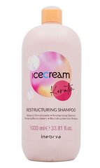 Восстанавливающий шампунь для волос Inebrya Ice Cream Keratin Restructuring, 1000 мл цена и информация | Шампуни | pigu.lt