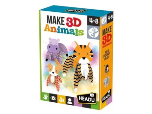Kūrybinis rinkinys Headu Kurkite 3D gyvūnus цена и информация | Развивающие игрушки | pigu.lt