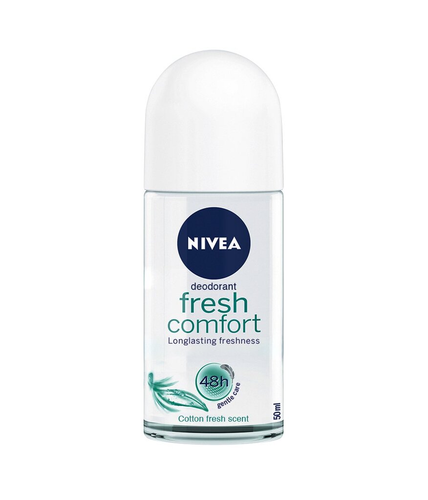 Rutulinis dezodorantas Nivea Fresh Comfort 48H, 50 ml kaina ir informacija | Dezodorantai | pigu.lt