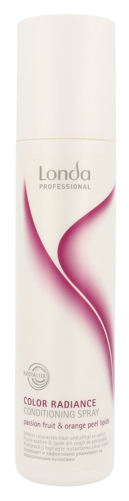 Spindesio suteikiantis plaukų purškiklis Londa Color Radiance Conditioning Spray, 250ml цена и информация | Plaukų formavimo priemonės | pigu.lt