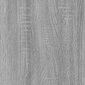 Sieninė naktinė spintelė, Apdirbta mediena, 50x36x25cm, pilka ąžuolo spalva цена и информация | Spintelės prie lovos | pigu.lt