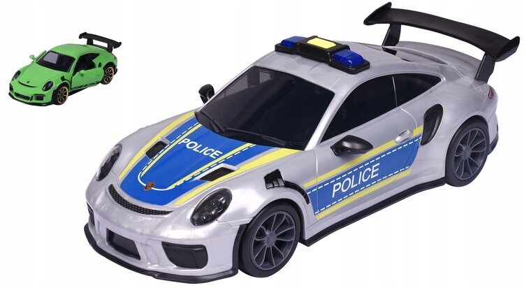 Policijos automobilis Majorette Porsche 911 GT3 RS цена и информация | Žaislai berniukams | pigu.lt