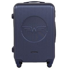 Nedidelis mėlynas lagaminas Wings SWL01 S цена и информация | Чемоданы, дорожные сумки | pigu.lt