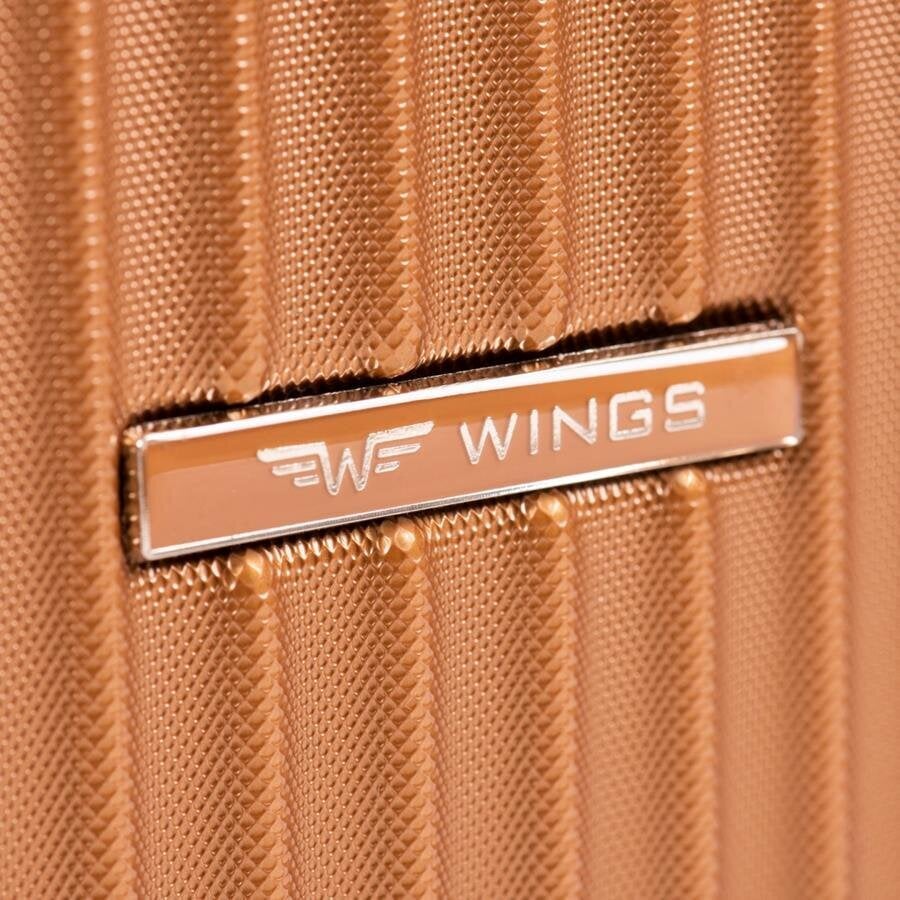 Nedidelis žalias lagaminas Wings SWL01 S kaina ir informacija | Lagaminai, kelioniniai krepšiai | pigu.lt