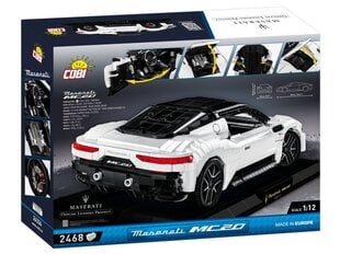 COBI - Конструктор Maserati MC20 - Executive Edition, 1/12, 24334 цена и информация | Конструкторы и кубики | pigu.lt