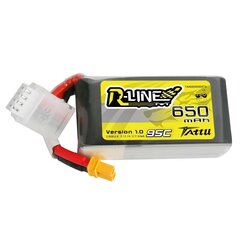 Tattu baterija LiPo Gens Ace 650mAh 11.1V 95C 3S1P XT30 kaina ir informacija | Akumuliatoriai | pigu.lt