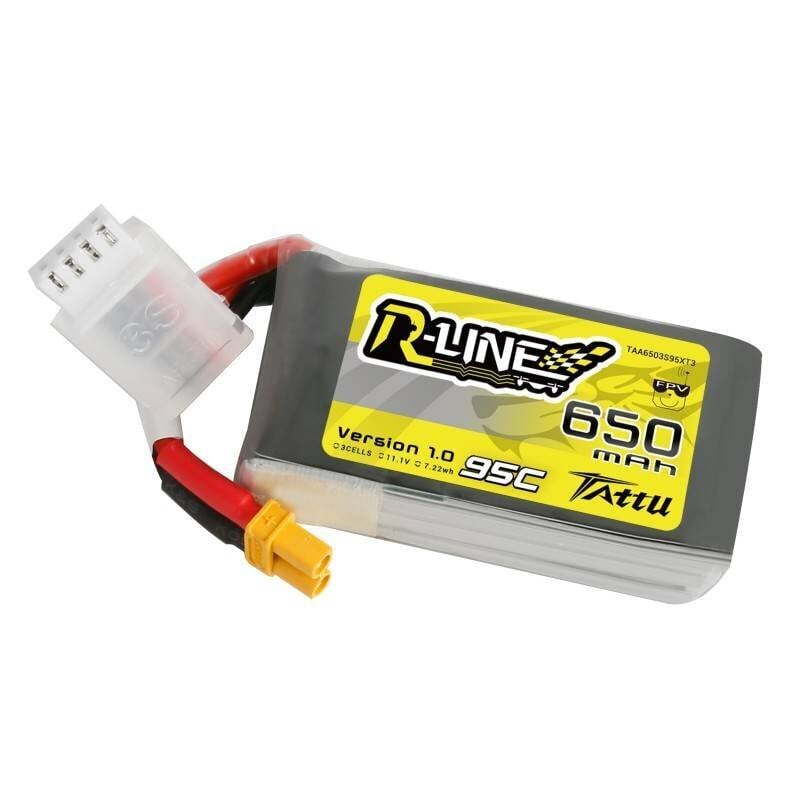 Tattu baterija LiPo Gens Ace 650mAh 11.1V 95C 3S1P XT30 kaina ir informacija | Akumuliatoriai | pigu.lt