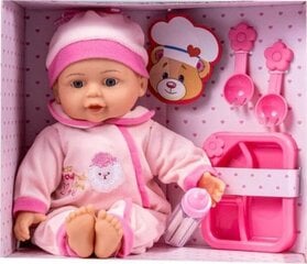 Lėlė Julka su priedais 7in1 Smily Play, rožinė, 39cm kaina ir informacija | Žaislai mergaitėms | pigu.lt