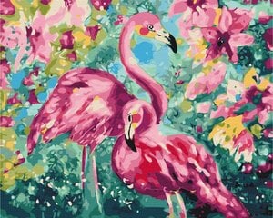 Tapyba pagal skaičius Symag Pasteliniai flamingai kaina ir informacija | Tapyba pagal skaičius | pigu.lt