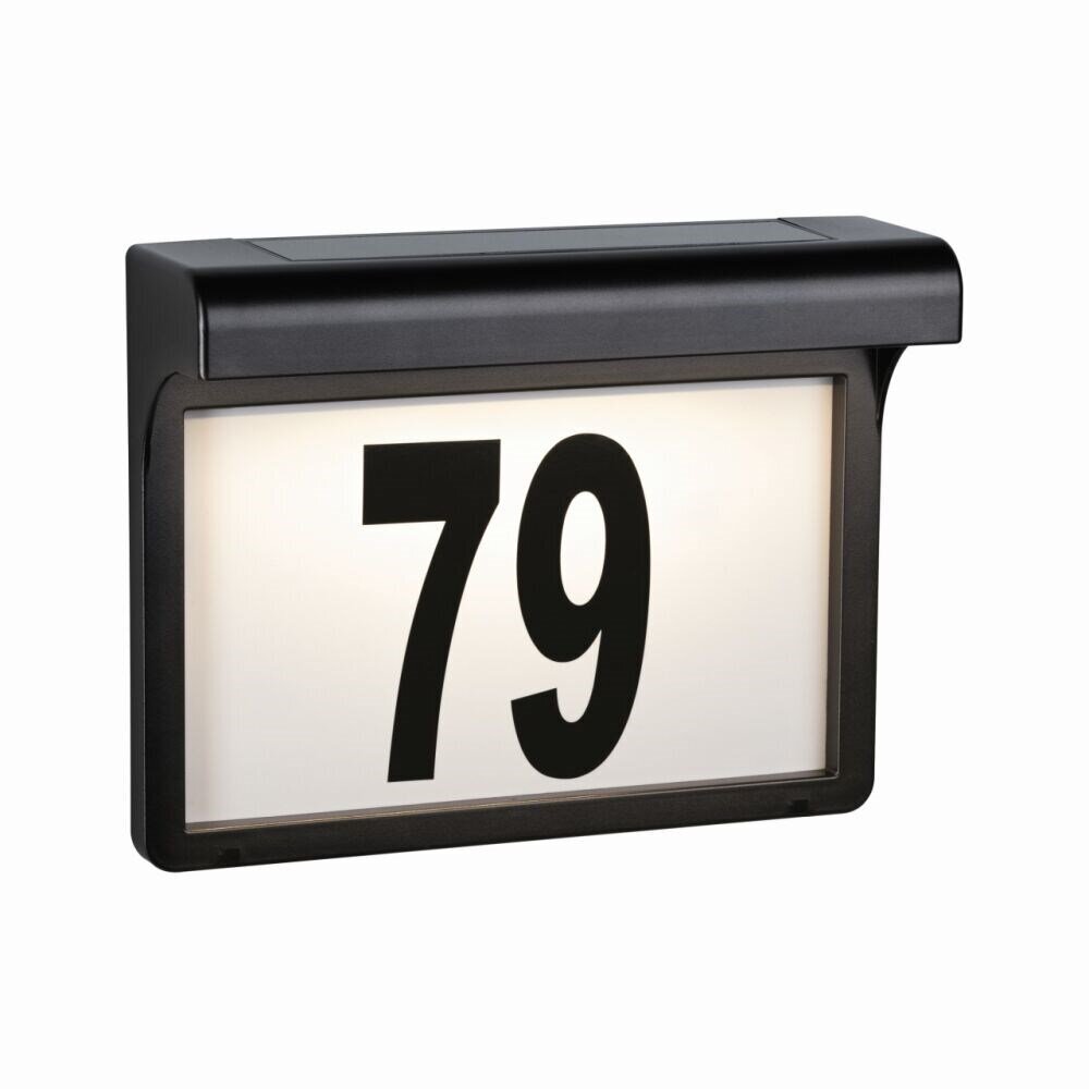 Paulmann namo numeris 79 juodas цена и информация | Pašto dėžutės, namo numeriai | pigu.lt