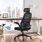 Biuro kėdė Songmics, juoda цена и информация | Biuro kėdės | pigu.lt