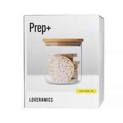 Loveramics - Prep+ Стеклянная банка для хранения - банка 1500 мл - прозрачная цена и информация | Посуда для хранения еды | pigu.lt