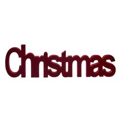 Декоративная фигура Christmas Деревянный Велюр (11 x 2,5 x 36,5 cm) цена и информация | Рождественское украшение CA1031, 10 см | pigu.lt