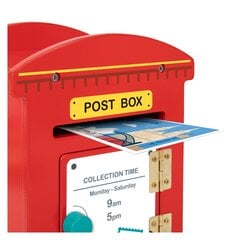 Medinė pašto dėžutė vaikams su priedas Tooky Toy kaina ir informacija | Lavinamieji žaislai | pigu.lt