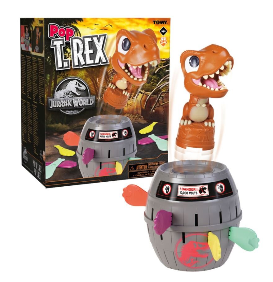 TOMY Žaidimas Pop Up T-Rex T73290 цена и информация | Stalo žaidimai, galvosūkiai | pigu.lt