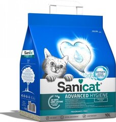 Сепиолитический наполнитель Sanicat, 10 л цена и информация | Наполнитель для кошек | pigu.lt