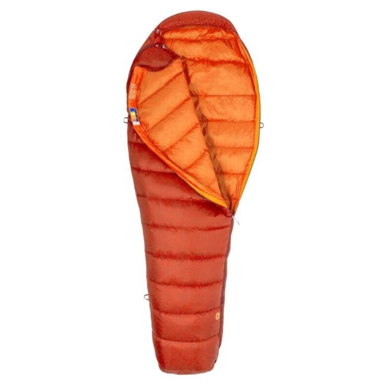 Miegmaišis Marmot Micron 0 Long LZ, 193x81,5 cm, oranžinis цена и информация | Miegmaišiai | pigu.lt