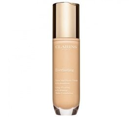 Makiažo pagrindas  Clarins Everlasting Long-Wearing, 116.5W Coffee, 30ml kaina ir informacija | Makiažo pagrindai, pudros | pigu.lt