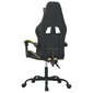 Pasukama žaidimų kėdė, Dirbtinė oda, juoda/auksinė spalva kaina ir informacija | Biuro kėdės | pigu.lt