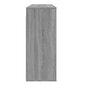 Sieninė spintelė, Apdirbta mediena, 80x33x80cm, pilka ąžuolo spalva цена и информация | Svetainės spintelės | pigu.lt